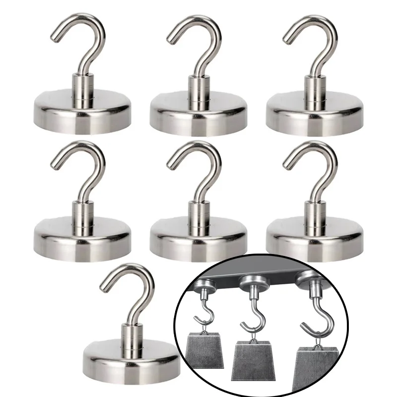 

Strong Magnetic Hook Wall Coat Rack For Home Organization Magnet Keys Holder House Hanger Storage Organizer Coats Kitchen Hooks