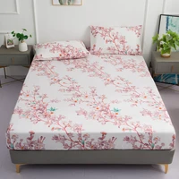 diamond stripe unique design fitted sheets mattress bed cover with elastic microfiber 9020030 18020030
