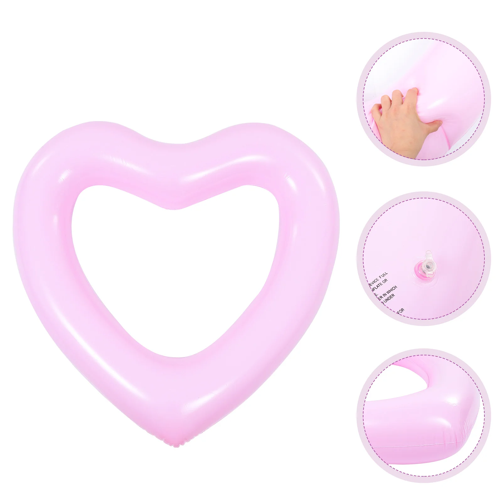 

Love Swimming Ring Heart Shape Pink Pool Photography Prop Party Inflatables Beach Toy Float Supply Kids Toys