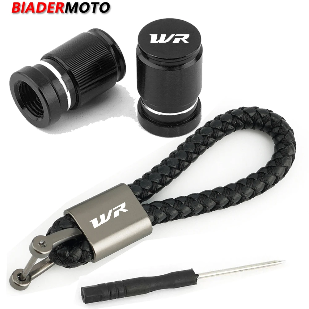 

For YAMAHA WR WR125X WR125R WR200 WR250 F WR250R WR250X WR250Z WR426F WR450F New Motorcycle key belt and air nozzle valve cover
