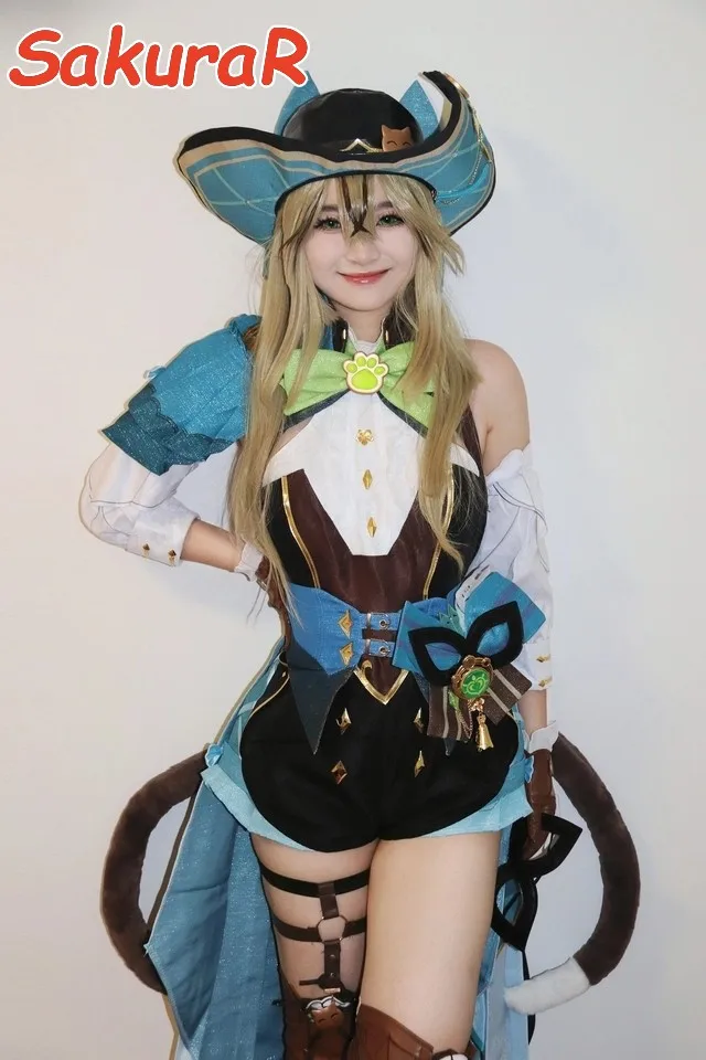 Призрак в сапогах Кирара Косплей GenshinImpact Кира Костюм Ролевая игра Comic Con Hallowmas