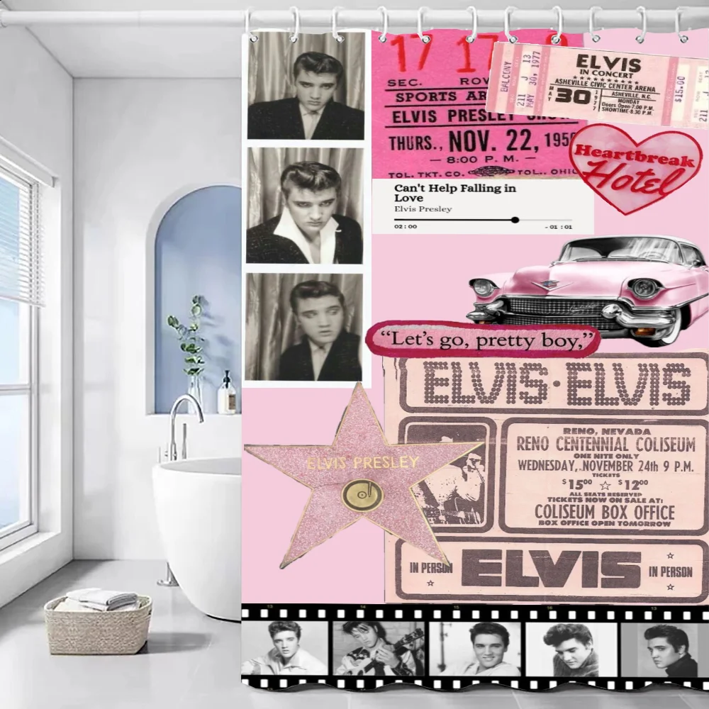 Европейская Занавеска Для Душа E-elvis Водонепроницаемая Полиэстеровая Ванной