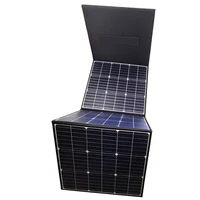 200w18v portable photovoltaic panel single crystal folding solar charging board bag for charging car outdoor power supply