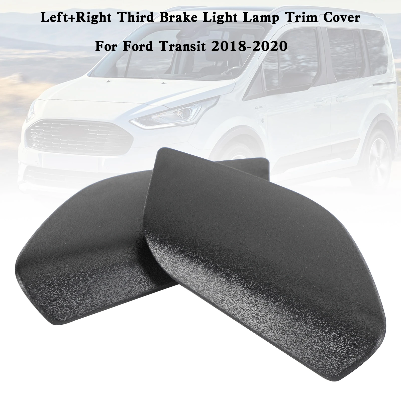 

Topteng Left+Right Third Brake Light Lamp Trim Cover For Ford Transit 2018-2020