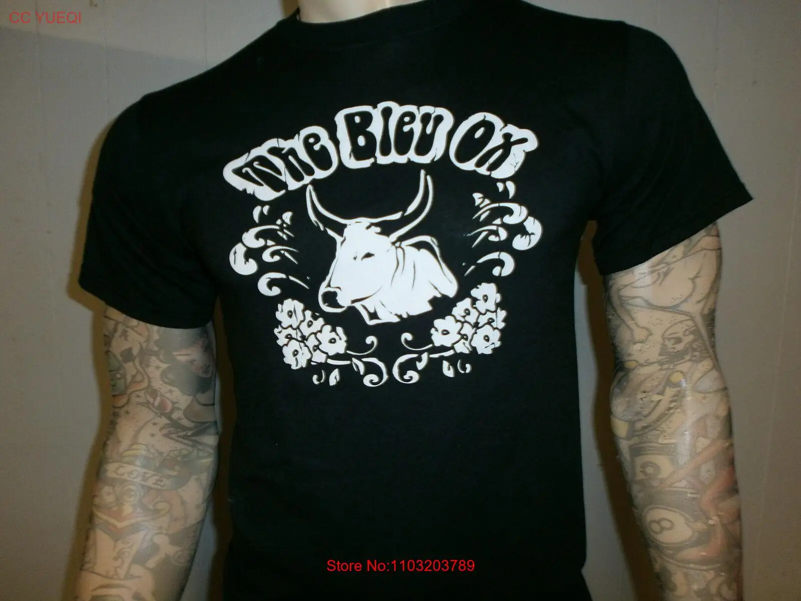 ФУТБОЛКА BLEU OX винтажная 00-х годов Y2Ks Band Concert Temperence Mchigan для взрослых маленькая