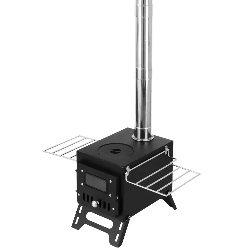 Многофункциональная мини-печь для кемпинга с подогревом угольная печь