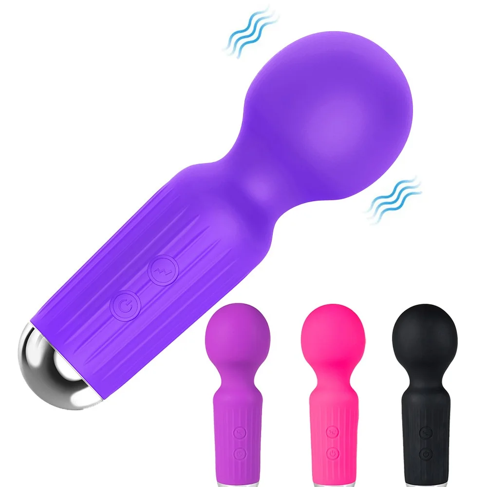 Mini Vibrator For Women G-Spot Clitoris Stimulator 20 Speeds Soft Silicone Realistic Dildo AV Vibrators Sexy Toys For Adults 18