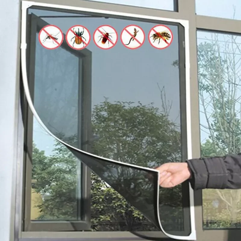 

New Indoor Insect Fly Mosquito Window Screen Curtain Mosquito Netting Door Anti Mosquito Net For Kitchen Window Home Protector