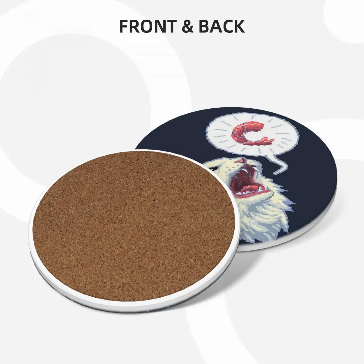 Керамические подставки Shrimpin Thurston The Cat (4 шт.)