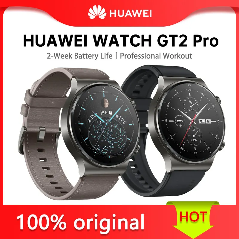 

Смарт-часы Huawei GT 2 Pro с пульсометром и GPS-трекером