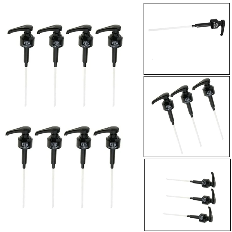 

8Pcs Coffee 1 Liter Dispenser Syrup Pump Black Liquid Dispenser For Monin Syrup Juice Bottle Dispenser Pump