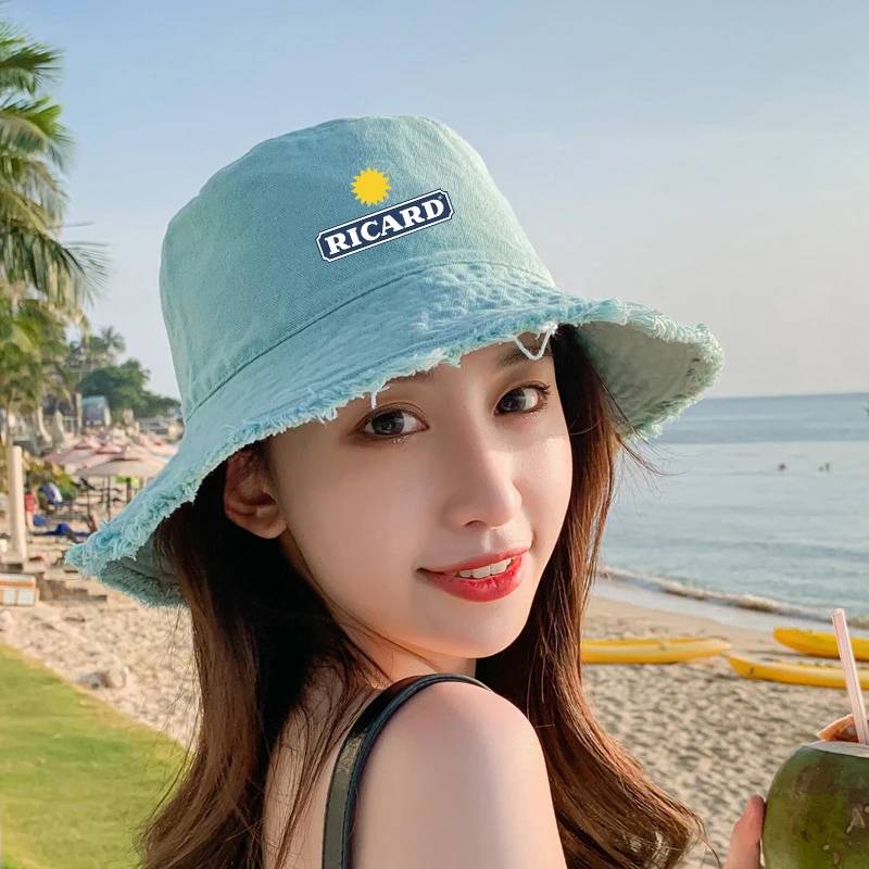 Панама в стиле Рикарда для мужчин и женщин Модная хлопковая Двусторонняя шапка