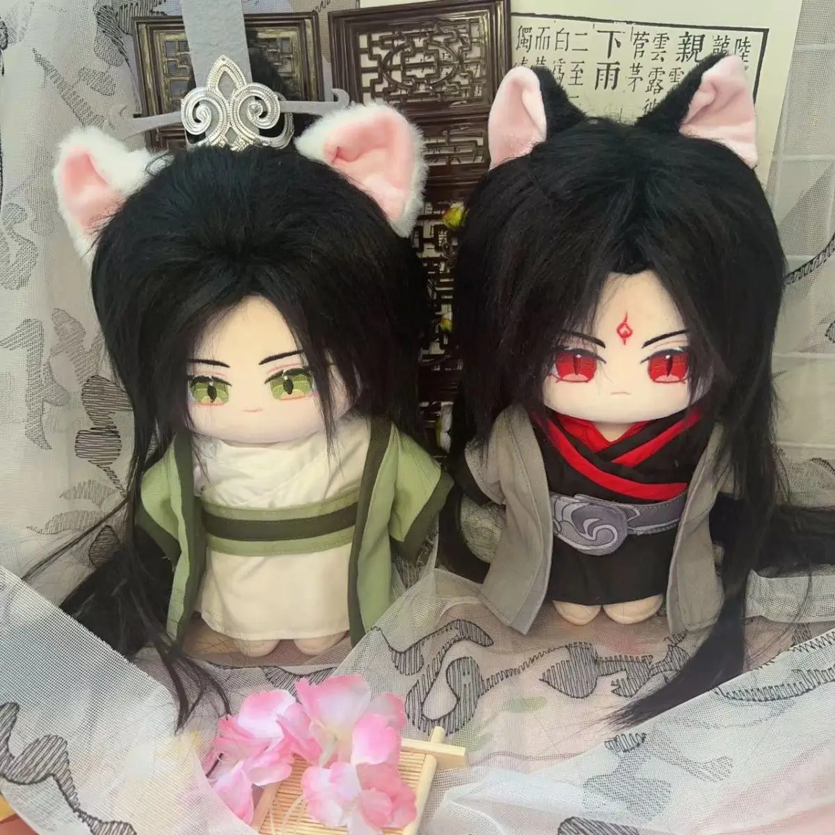 

20cm Shen Qingqiu Luo Binghe Plush Dolls Scum Villain Self Saving System Anime Figure Plushie Toy Soft Stuffed with Costume Gift