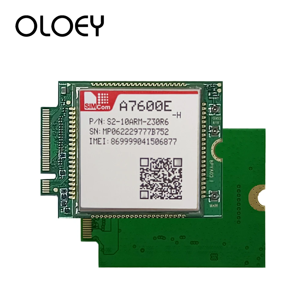 

SIMCOM A7600E-H M.2 LTE Cat4 Module LTE B1/B3/B5/B7/B8/B20/B38/B40 GSM/GPRS/EDGE 900/1800MHz instead of SIM7600E-H EC25-E Modem