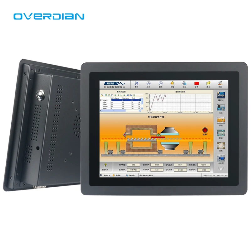 

10,4 дюймовый емкостный сенсорный 1024*768 Система Android промышленный все в одном ПК с Wifi Bluetooth Заводская хорошая цена