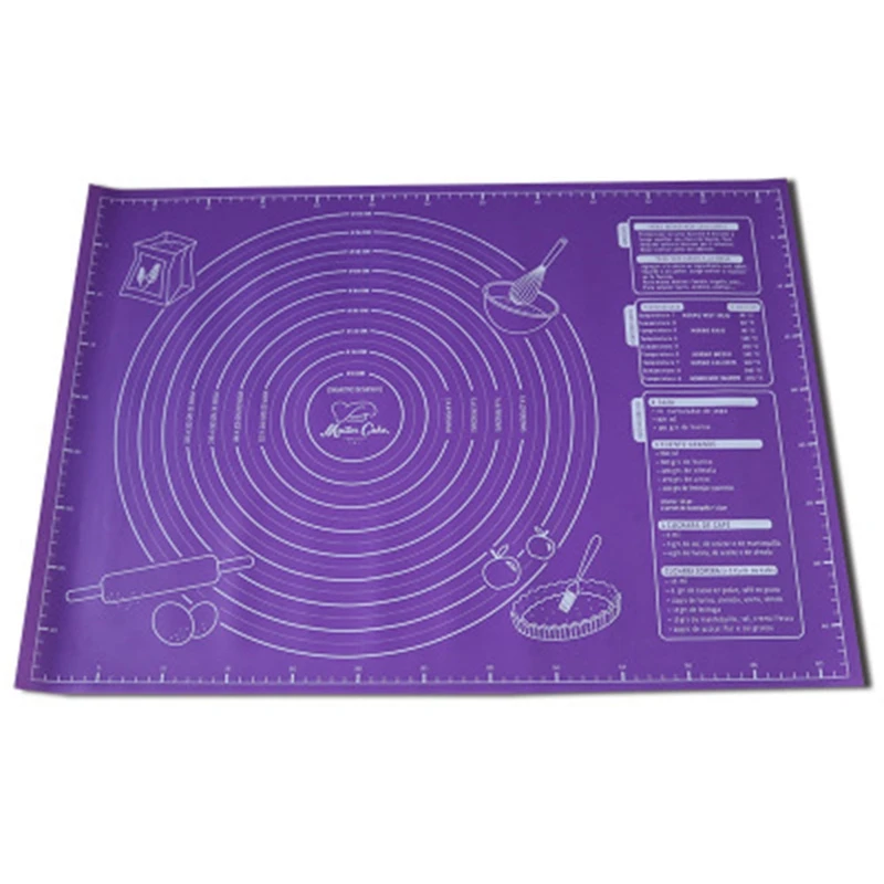 

Silicone Pad Baking Mat Sheet Extra Large Baking Mat For Rolling Dough Pizza Dough Non-Stick Maker Holder Kitchen Tools