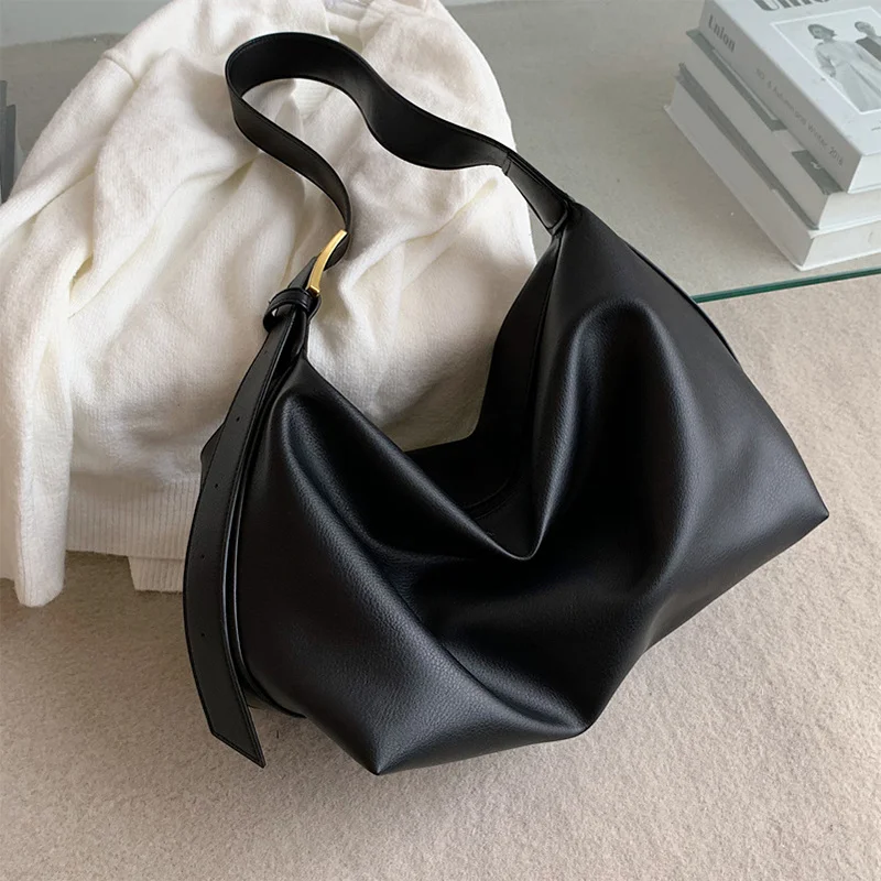 

Роскошная дизайнерская сумочка из мягкой искусственной кожи для женщин, сумка на плечо 2023, вместительные Регулируемые Широкие фотосумки
