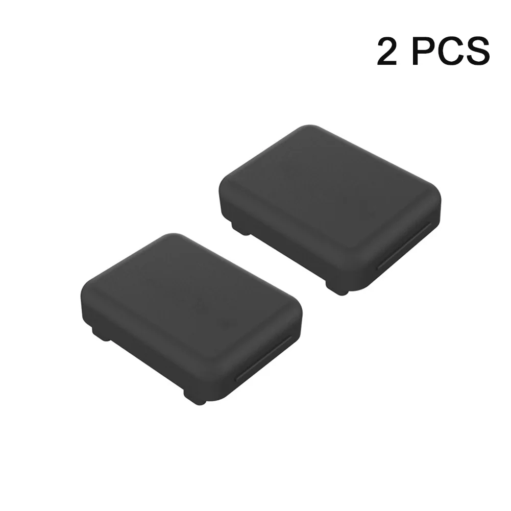 

2pcs Portable Durable Protective Cover Camera Accessories Protector Dust Plug Silicone Case Black For Insta360 ONE R Lens