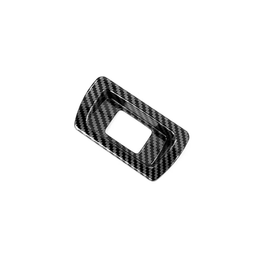 

Frame Cover Headlight Control Button 1Pcs ABS Black Carbon Fiber Decal