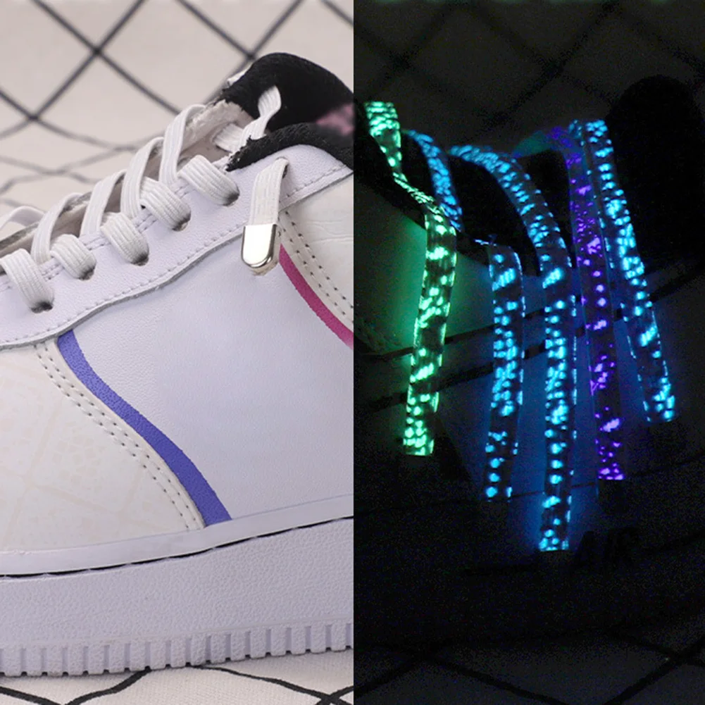 

Elastic Shoelaces Luminous Ink Splashing Flat Sneakers Shoelace Metal Lock Lazy Laces for Kids Adult One Size Fits all shoes