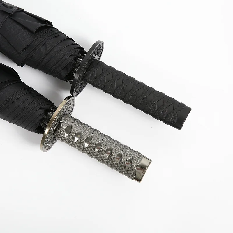 

Fashion Japanese Samurai Knife Handle Umbrella Rain Woman Men Anime Cosplay Katana Creative Paraguas Strong Windproof Parasol