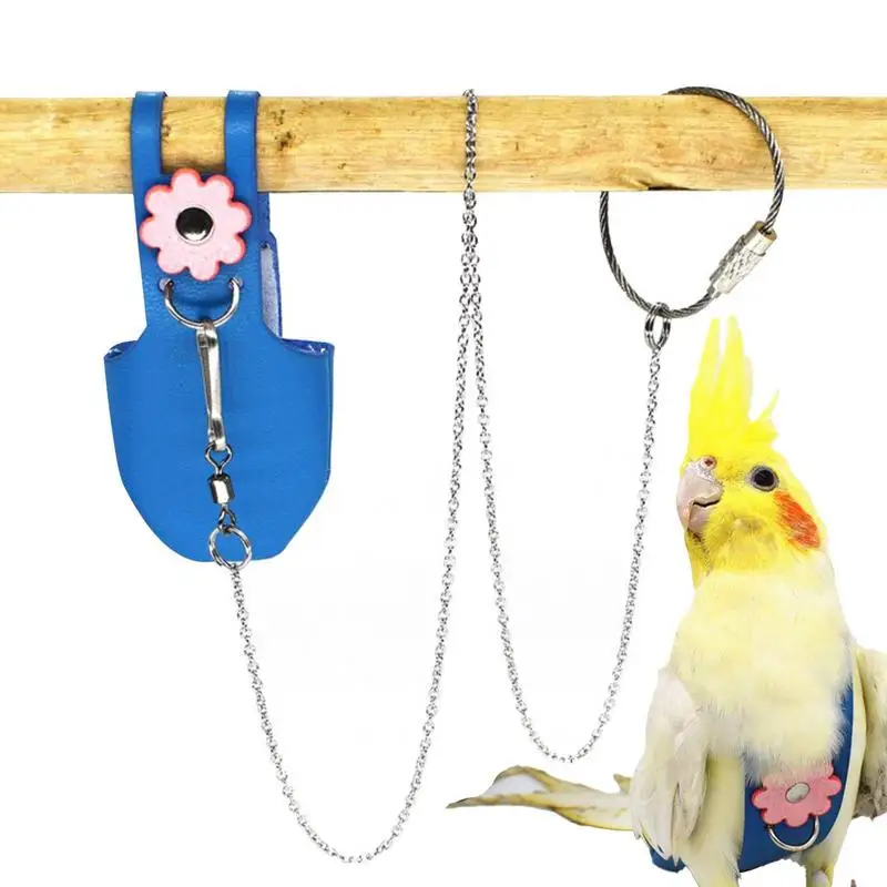 

Parrot Diaper Washable Bird Harness Parrots Nappy Adjustable Poultry Duck Supplies Small Pet Birds Flight Suit Chicken