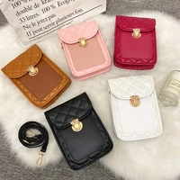 women cell phone shoulder bag ladies mobile phone bag case pu leather small messenger bag female cell phone wallet coin purse