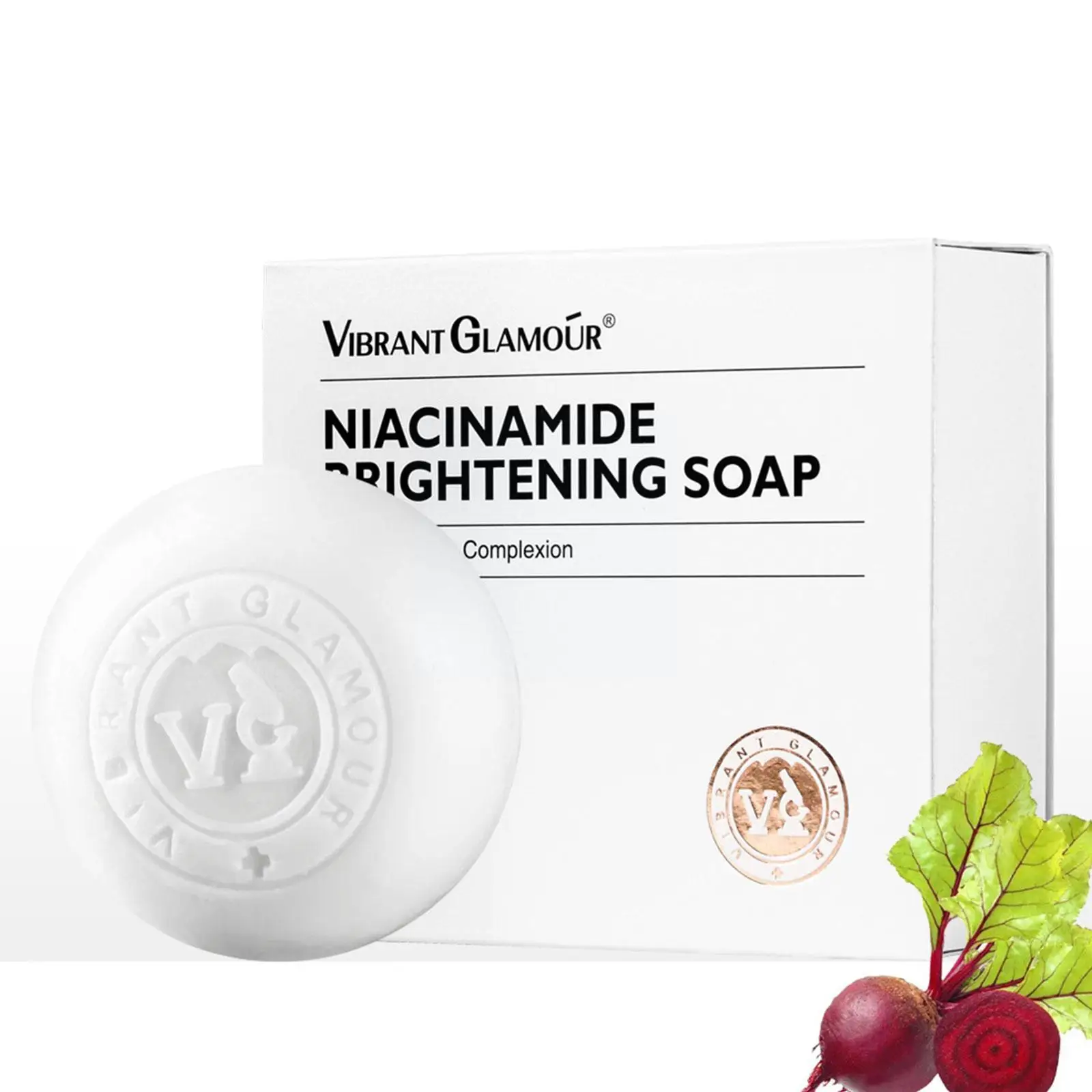 

HEALLOR Niacinamide Whitening Soap Deep Cleansing Exfoliator Cleanser Wash Skin Bath Facial 100g Bleaching Care Body