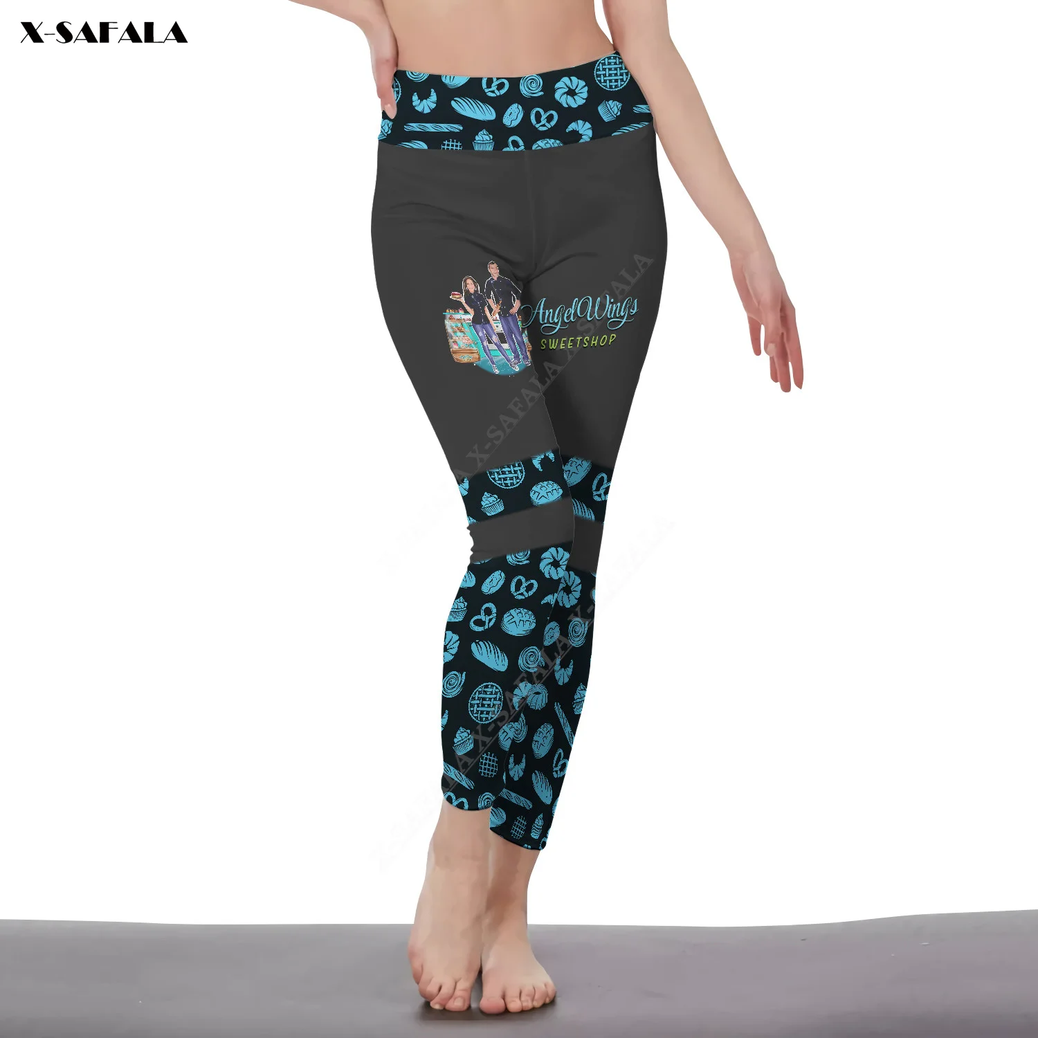 

Latest Baker Baking Cake Lover 3D Print Women Yoga Girl Stretch GYM Slim High Waist Legging Summer Sports