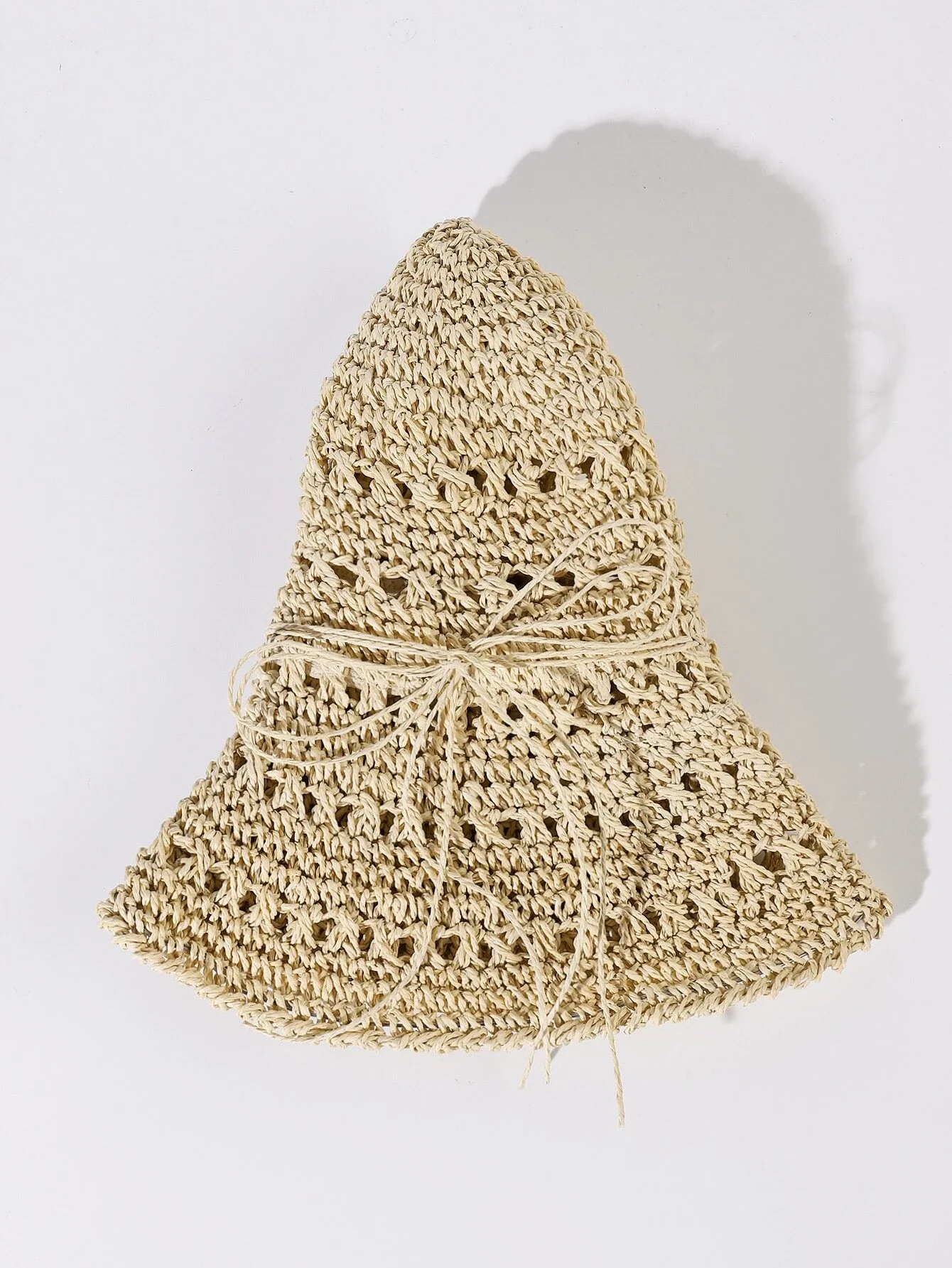 

Hats gorras sombreros capshat Bow Decor Hollow Out Straw Hat beach