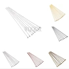 Металлические Булавки с шариковой головкой 20 25 30 35 40 50 60 70 мм, бусины-иглы ручной работы для изготовления ювелирных изделий своими руками, аксессуары для сережек, фурнитура, 100 шт.