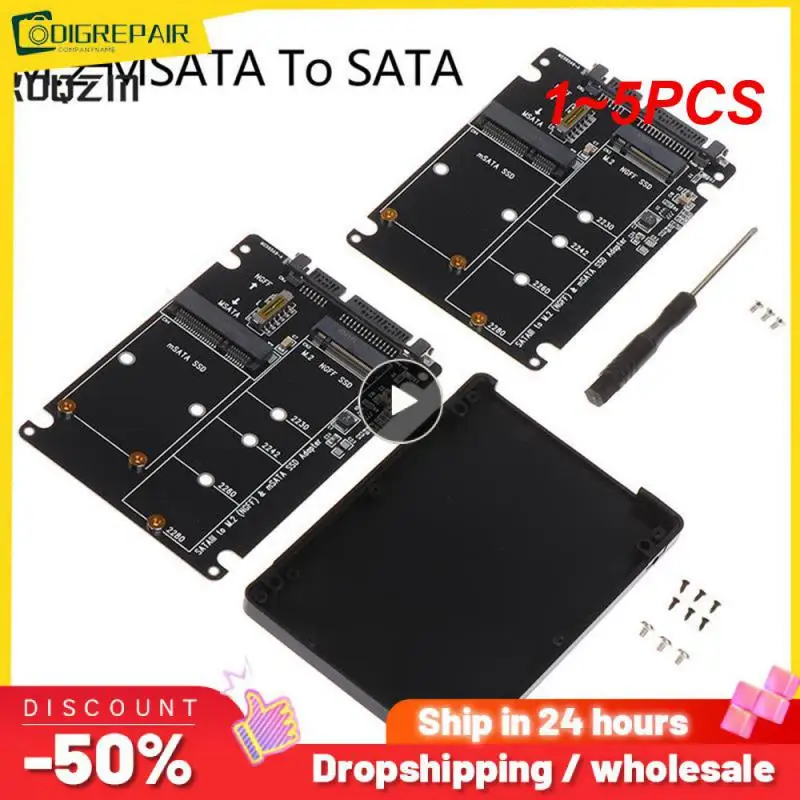 

1 ~ 5 шт. 60 Гбит/с на M2 NGFF SATA SSD MSATA SSD адаптер для телефона M.2