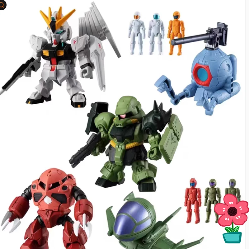 

Bandai Box Bomb Gundam Miniature War 02 03 Magic Crab Zulu Zagu Iron Sphere Action Figures Collection Model Toys Gifts