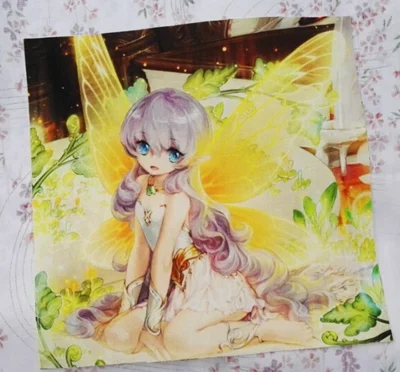 5 шт./лот 18*18 см красивый маленький ангел с цветочным узором для девочек 100%