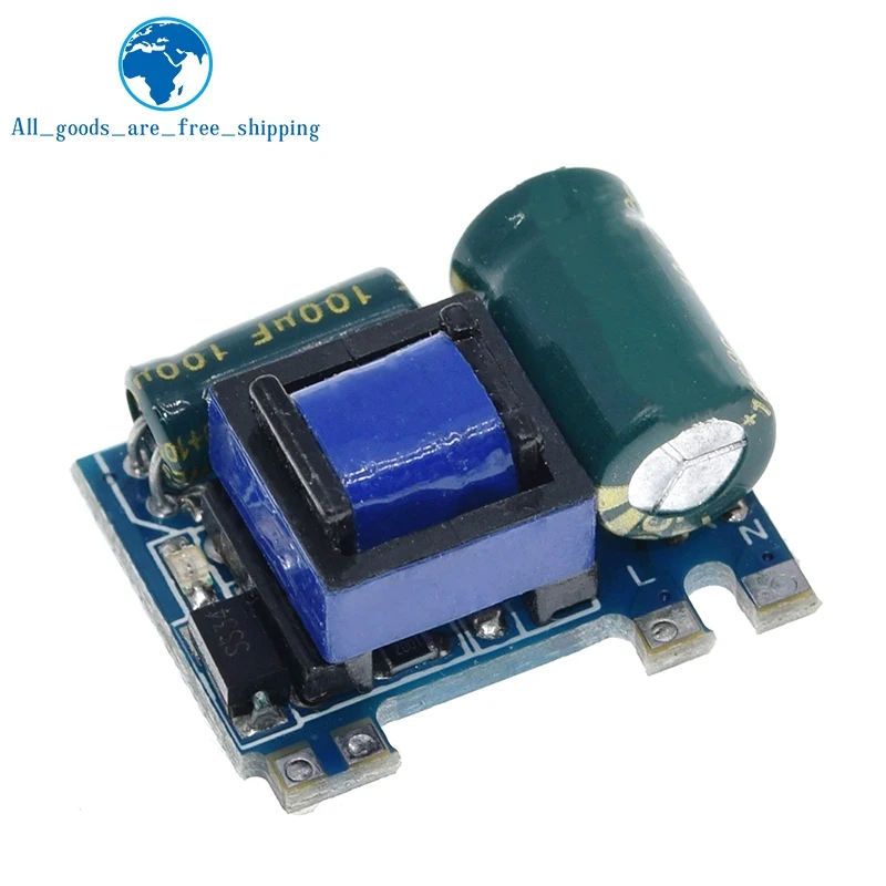 TZT AC-DC 220V To 5V 600ma 3W Step-down Модуль питания Buck изолированное переключение