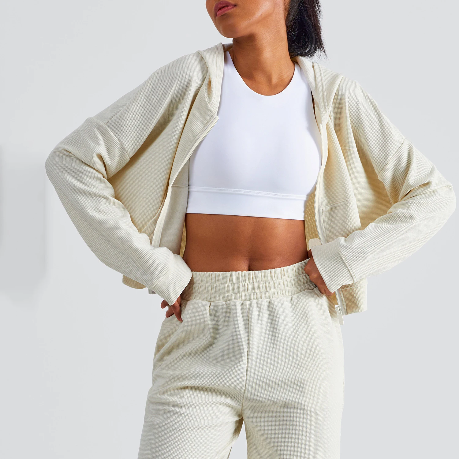 Wyplosz Winter Woman Yoga Top Sportswear Zipper Activewear Fitness Workout Pocket Breathable Quick-drying Train Hat Leisure Time