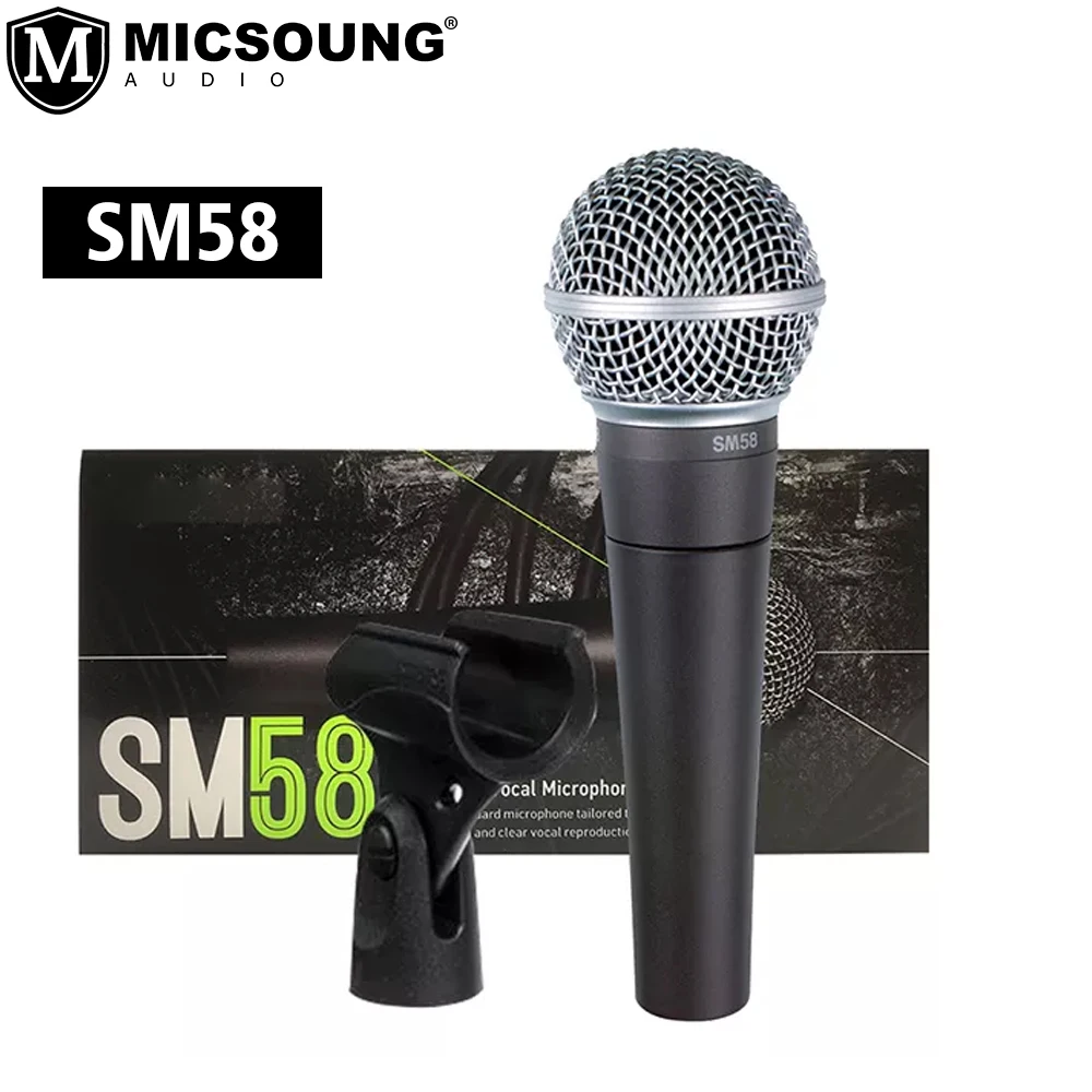 

SM58LC Professional Wired Dynamic Microphone SM58SK Legendary Handheld Mic SM58 For Studio Stage Karaoke Recording