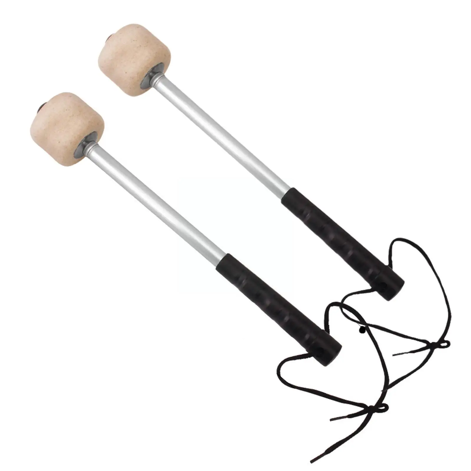 

Барабанная палочка для инструмента U2K8, профессиональный барабан большого размера из шерстяного сплава, алюминиевая бригада