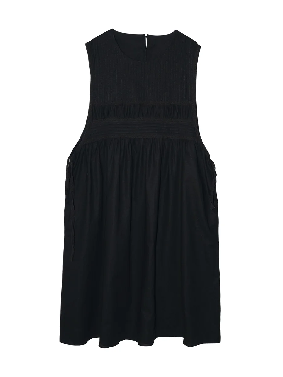 Японский женский плиссированный сарафан Mori Sweet Vintage Organ Pleated