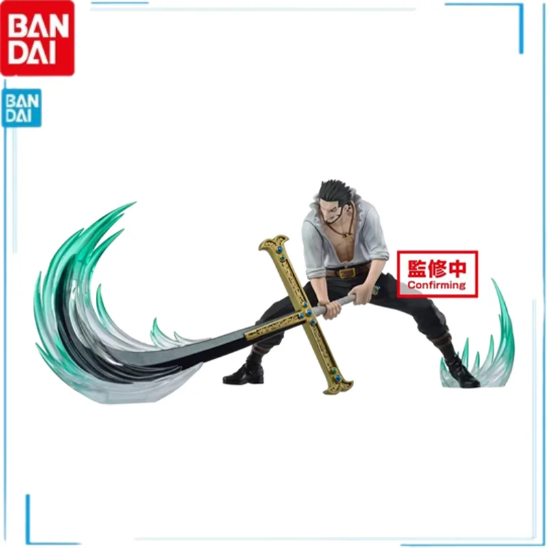 

Bandai Set Sail ONE PIECE Anime Figures Brand New Genuine Japanese Anime Oka Shichibukai Dracule Mihawk Desktop Decoration
