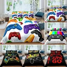 Детский комплект постельного белья с HD цифровым принтом, пододеяльник и наволочка, односпальная и двуспальная кровать