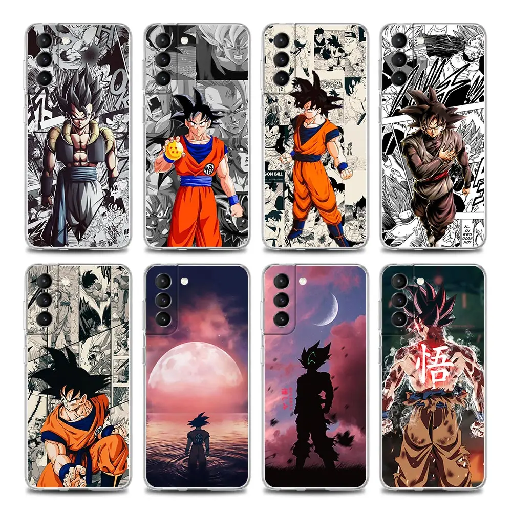 

Goku Anime Balls Dragons Z Clear Phone Case for Samsung S9 S10 4G S10e S20 S21 Plus Ultra FE 5G M51 M31 S M21 Soft Silicone