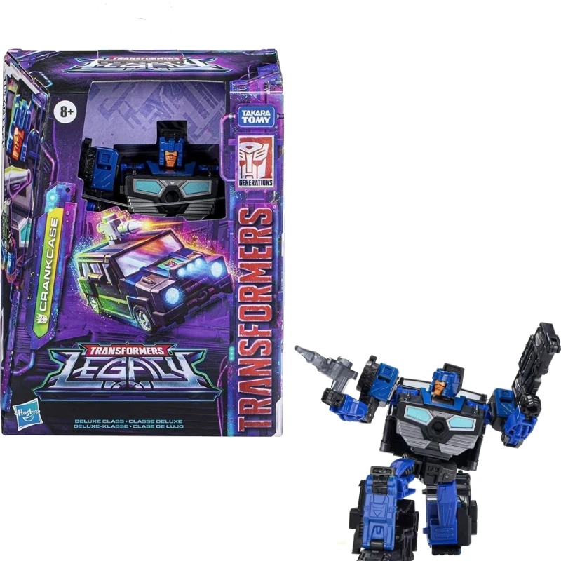 Фото В наличии: Коллекционная фигурка робота Hasbro Transformers Classic Legacy Deluxe Class Crankcase, подарки для коллекционеров, предметы декора для хобби. №2