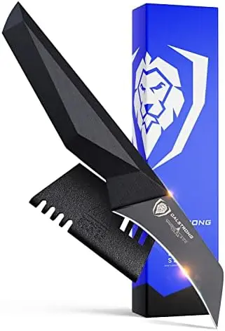 

Knife - 3.75 inch - Shadow Black Series - Black Nitride Coated - High Carbon - 7CR17MOV-X Vacuum Treated Steel - Sheath - NSF C