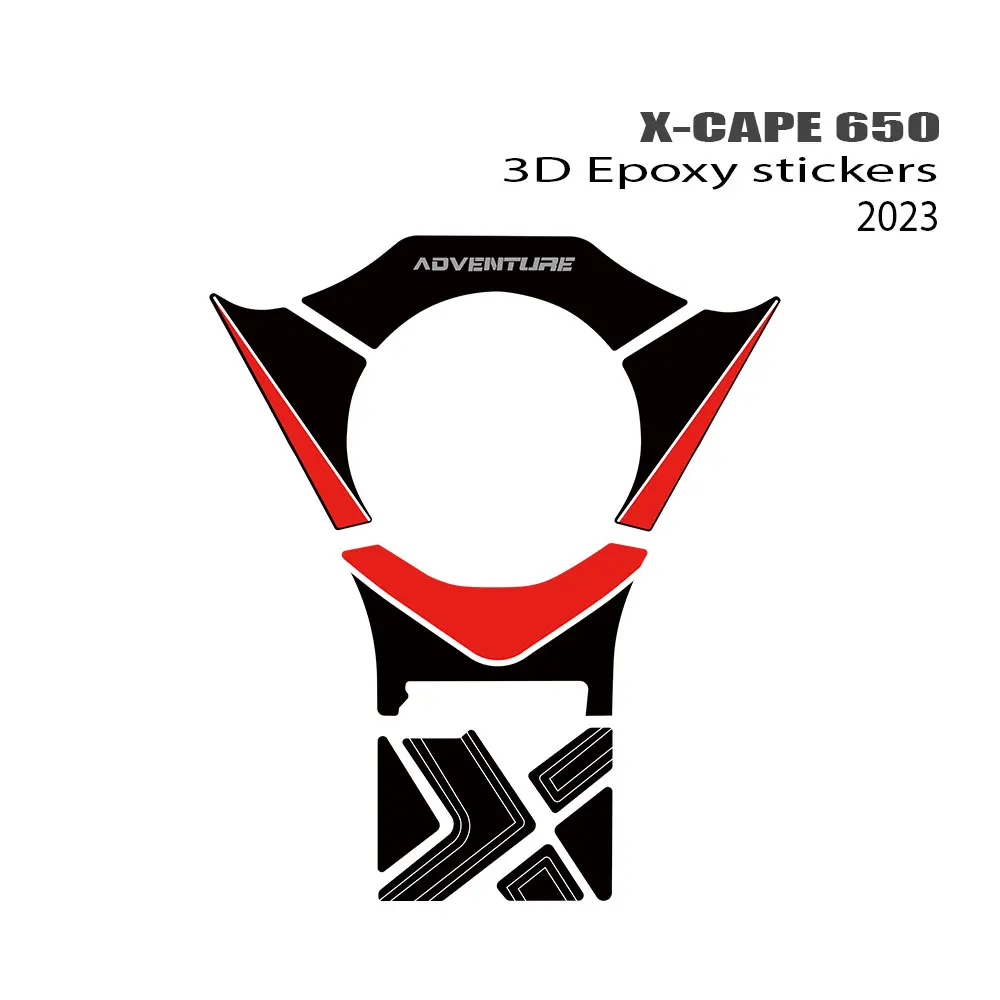 For Moto Morini X Cape 650 2022 Accessories X-CAPE 650 Motorcycle Accessories 3D Epoxy Resin Sticker Decal X-CAPE 650 2022 2023