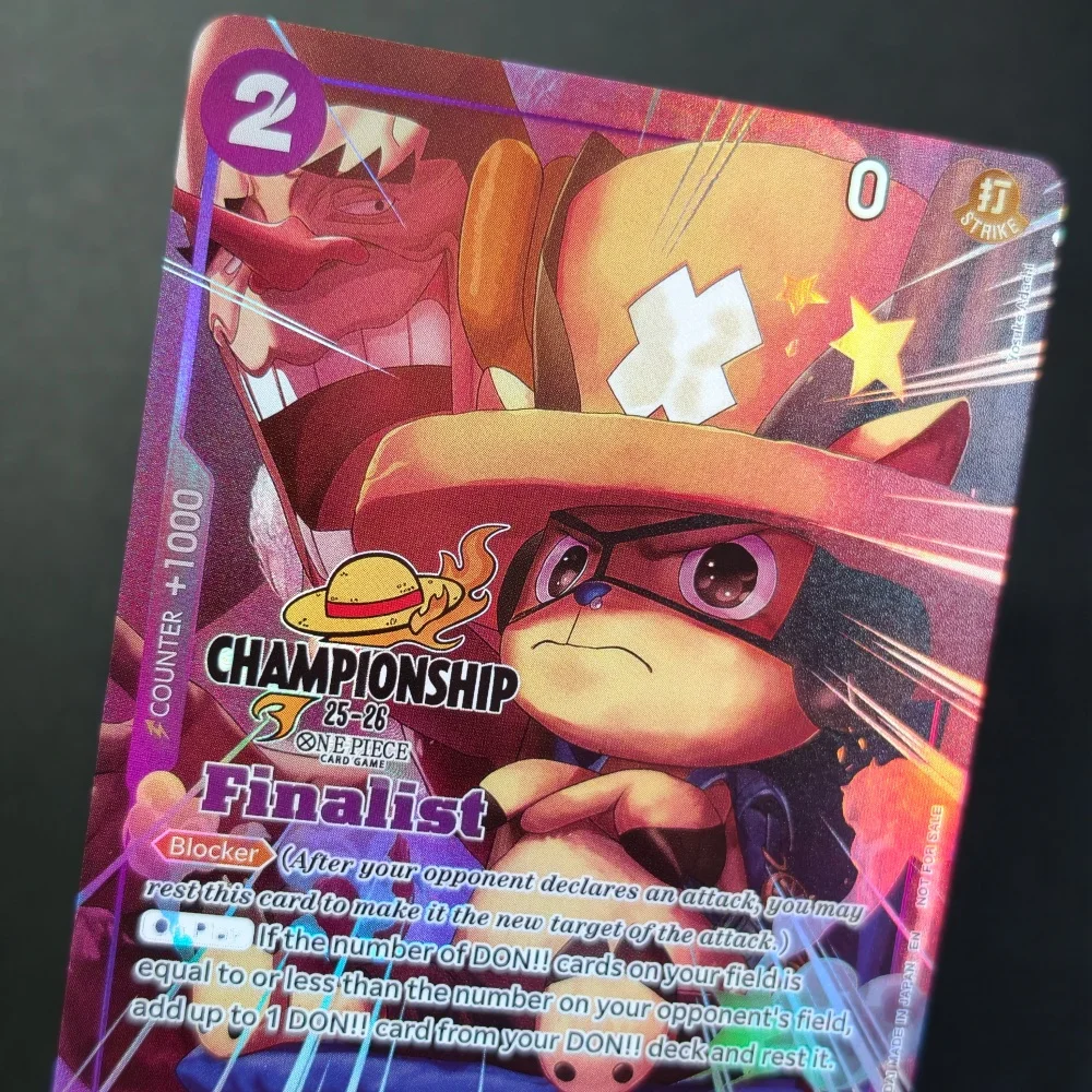 Фото Коллекционная карточная игра Self Made Proxy One Piece English CS 25-26 Finalist Card Set 1: Луффи, Нами, Чоппер (OP07-066) – Промо-набор для игры и коллекционирования №4