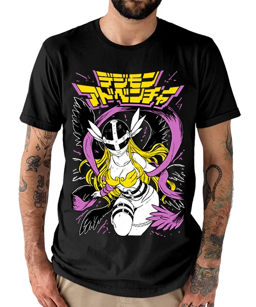 Футболка унисекс DIGIMON ANGEWOMON posicion BATALLA