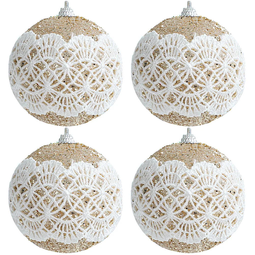 

4 шт., новогодние шары, украшения для ёлки