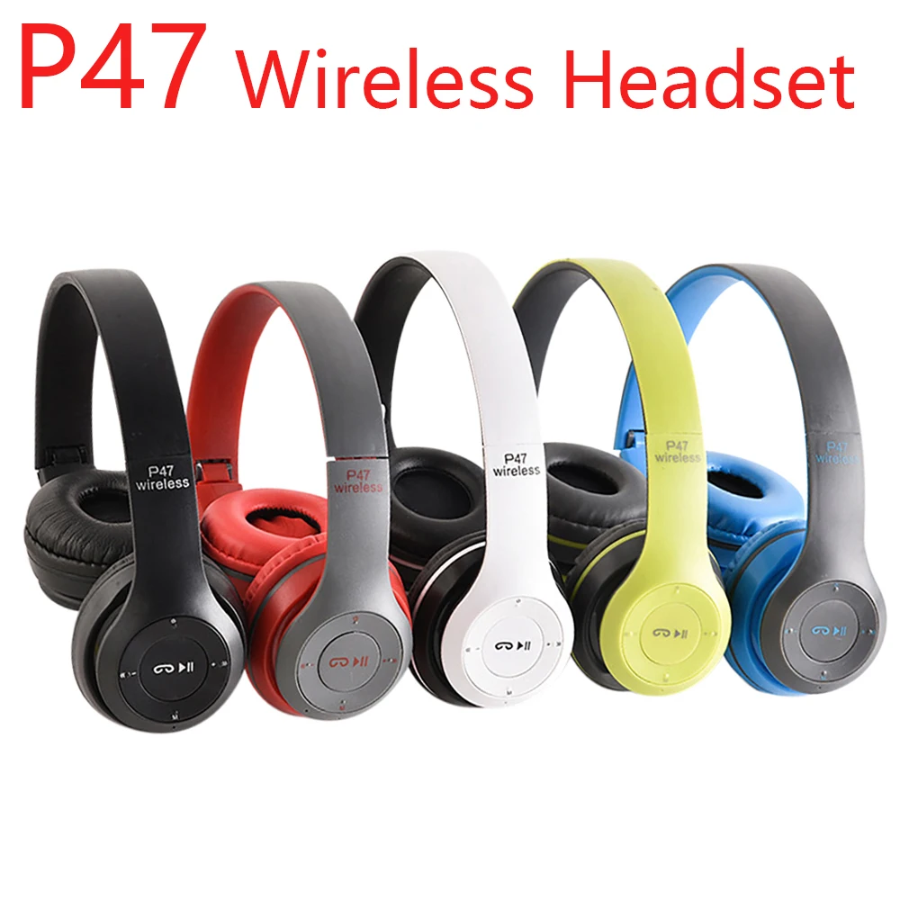 

2023 New Wireless Bluetooth headset foldable bass with memory TF card microphone sports earbuds for iPhone Xiaomi pk I7s Y50 Y30