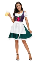 women oktoberfest dirndl wench waitress serving maid costume bavarian beer girl party fancy dress